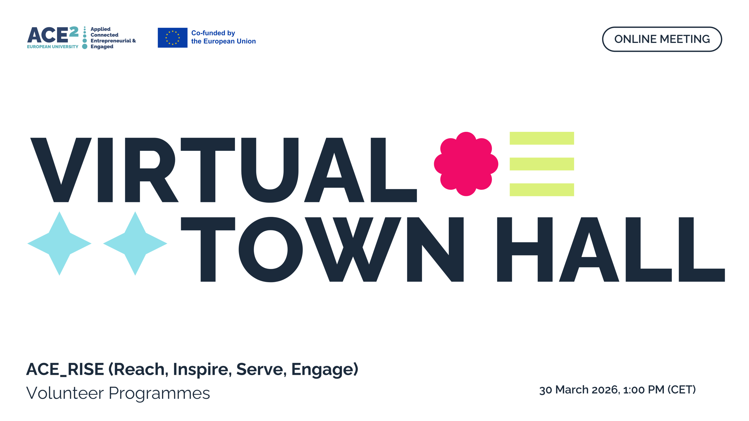 Virtual Town Hall 30 March 2026